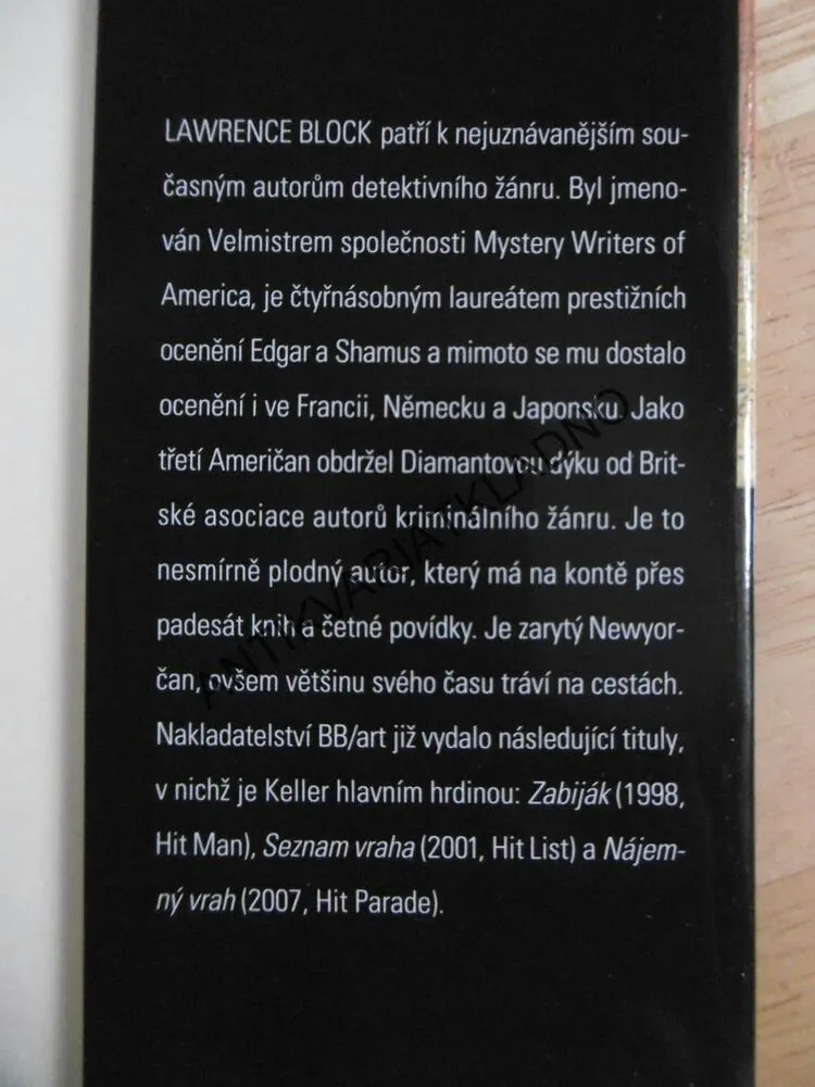 PAST NA VRAHA, LAWRENCE BLOCK, **an