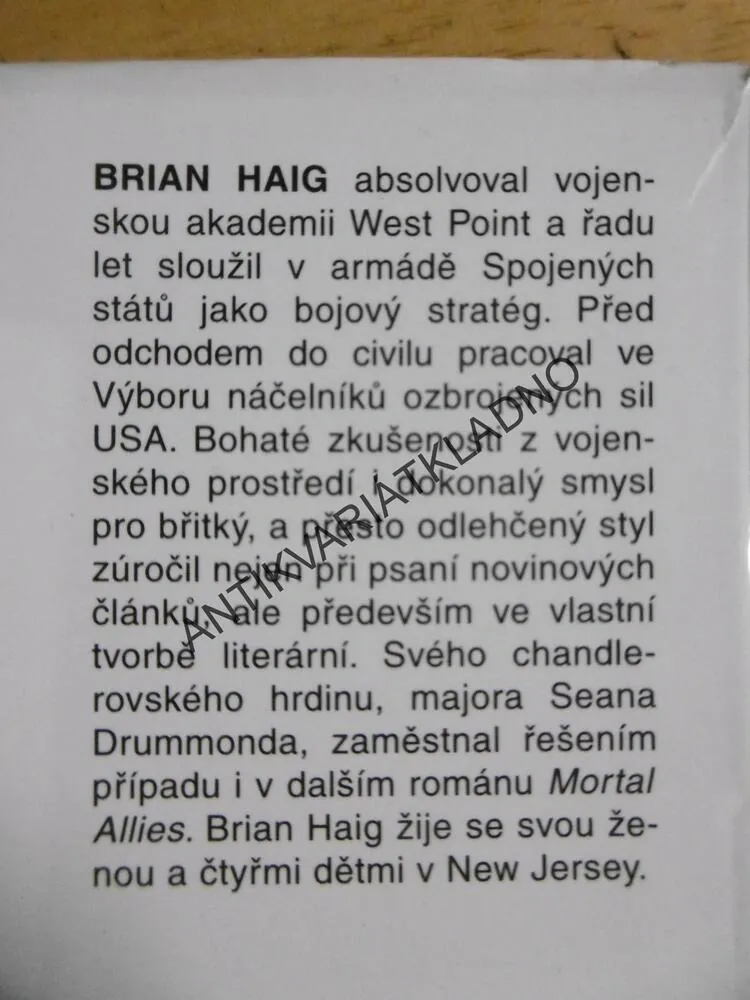S TICHÝM SOUHLASEM, BRIAN HAIG, **an
