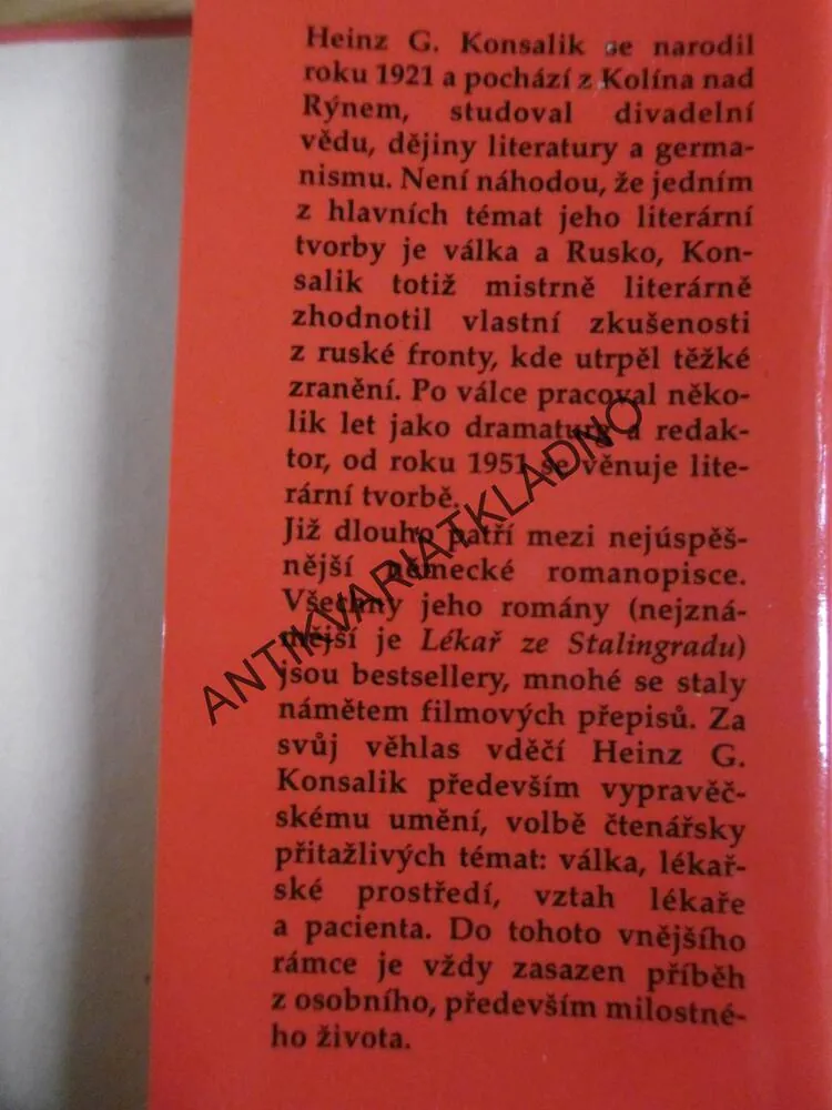 LETIŠTNÍ KLINIKA, HEINZ G. KONSALIK, **an