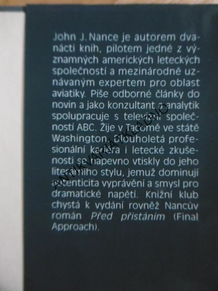 KŘÍDLA MEDÚZY, JOHN J. NANCE, **an