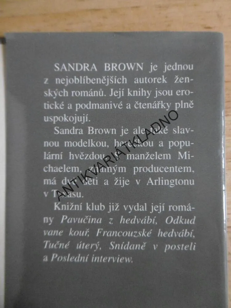 V ŽÁRU LÁSKY, SANDRA BROWN, **an