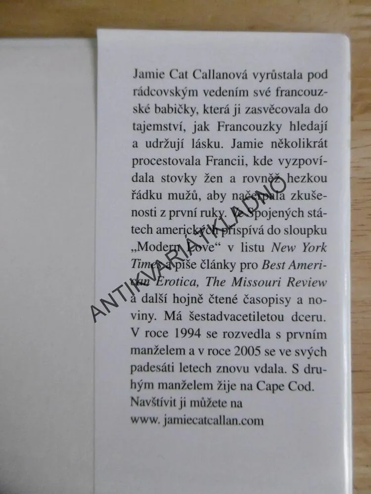JAK FRANCOUZKY HLEDAJÍ ŠTĚSTÍ, JAMIE CAT CALLANOVÁ, **an