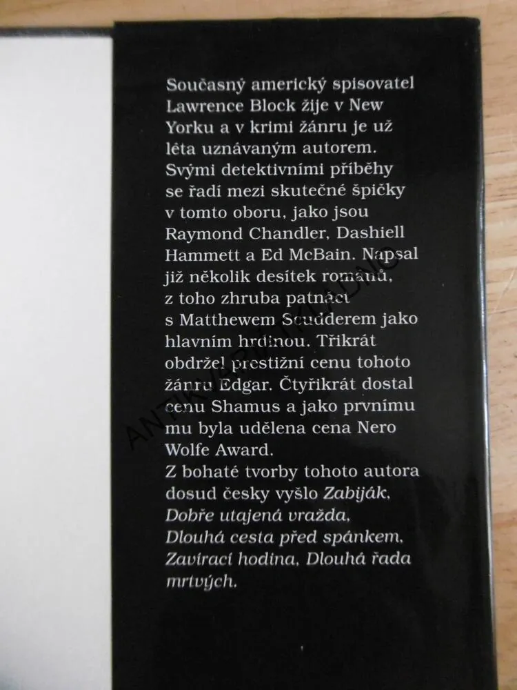 KAŽDÝ MUSÍ ZEMŘÍT, LAWRENCE BLOCK, **an