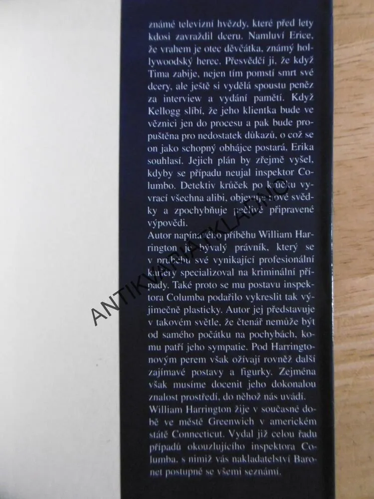 SMRT FILMOVÉ HVĚZDY, WILLIAM HARRINGTON, **an