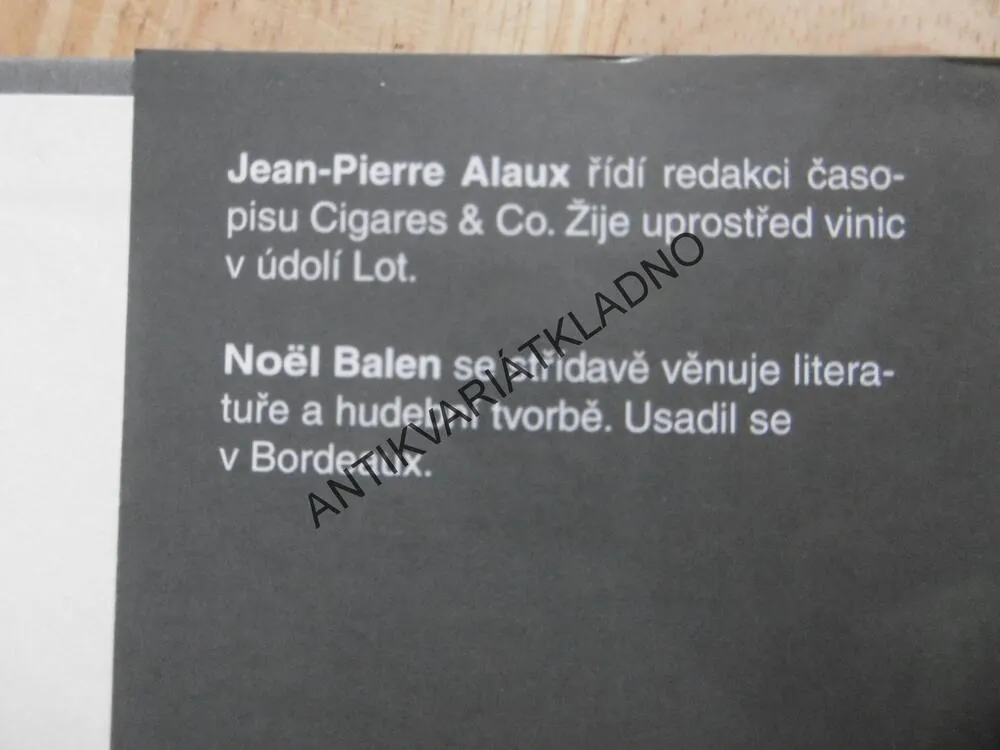 ZÁHADA V HAUT-BRION, JEAN-PIERRE ALAUX, NOËL BALEN, **an