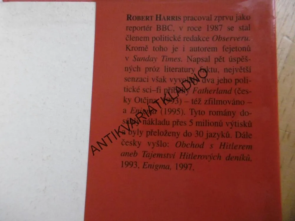ARCHANGELSK, ROBERT HARRIS, **an