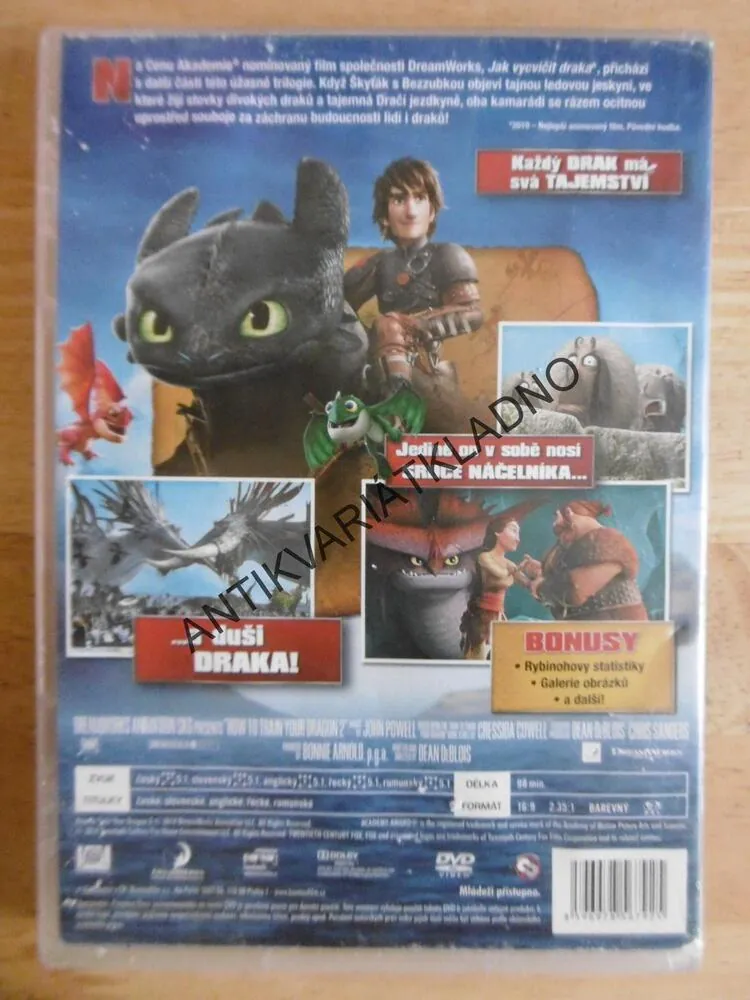 JAK VYCVIČIT DRAKA,2., DVD FILM