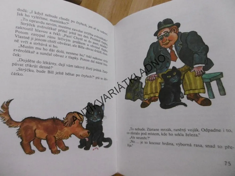 O DVOU KAMARÁDECH, HARÝKOVI A BILLOVI, RUDO MORIC, **an