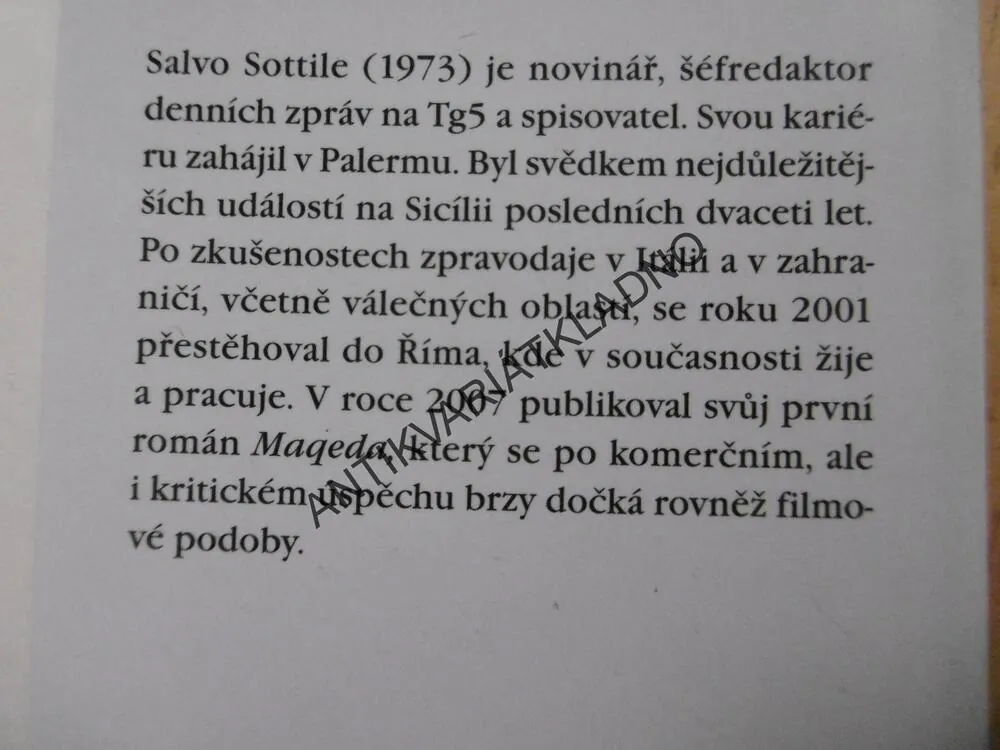 TEMNĚJŠÍ NEŽ PŮLNOC, SALVO SOTTILE, **an