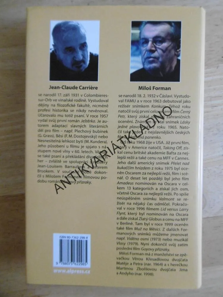GOYOVY PŘÍZRAKY, MILOŠ FORMAN, JEAN-CLAUDE CARRIERE, **an