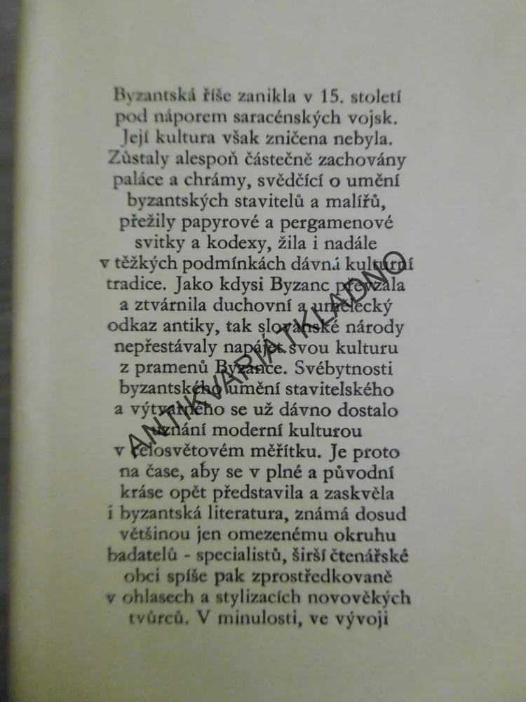 BYZANTSKÉ LEGENDY,**an
