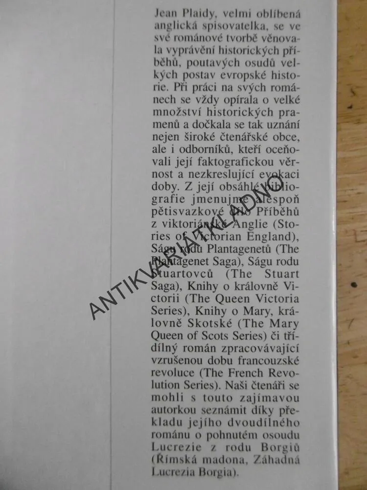 KRÁLOVNA KATEŘINA, PROKLETÝ ROD MEDICI, JEAN PLAIDY, **an