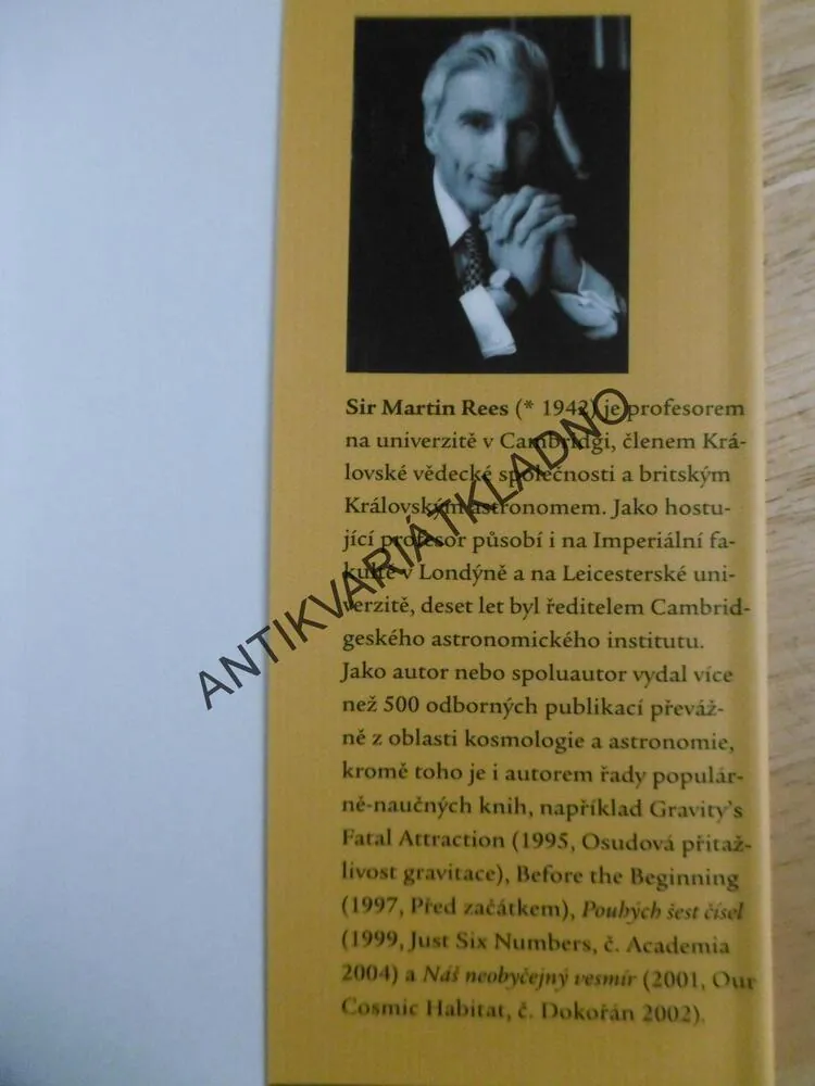 NAŠE POSLEDNÍ HODINA, MARTIN REES, **an