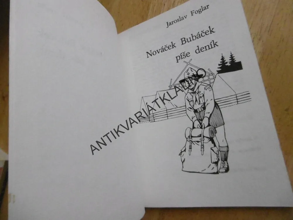 NOVÁČEK BUBÁČEK PÍŠE DENÍK, JAROSLAV FOGLAR, **an