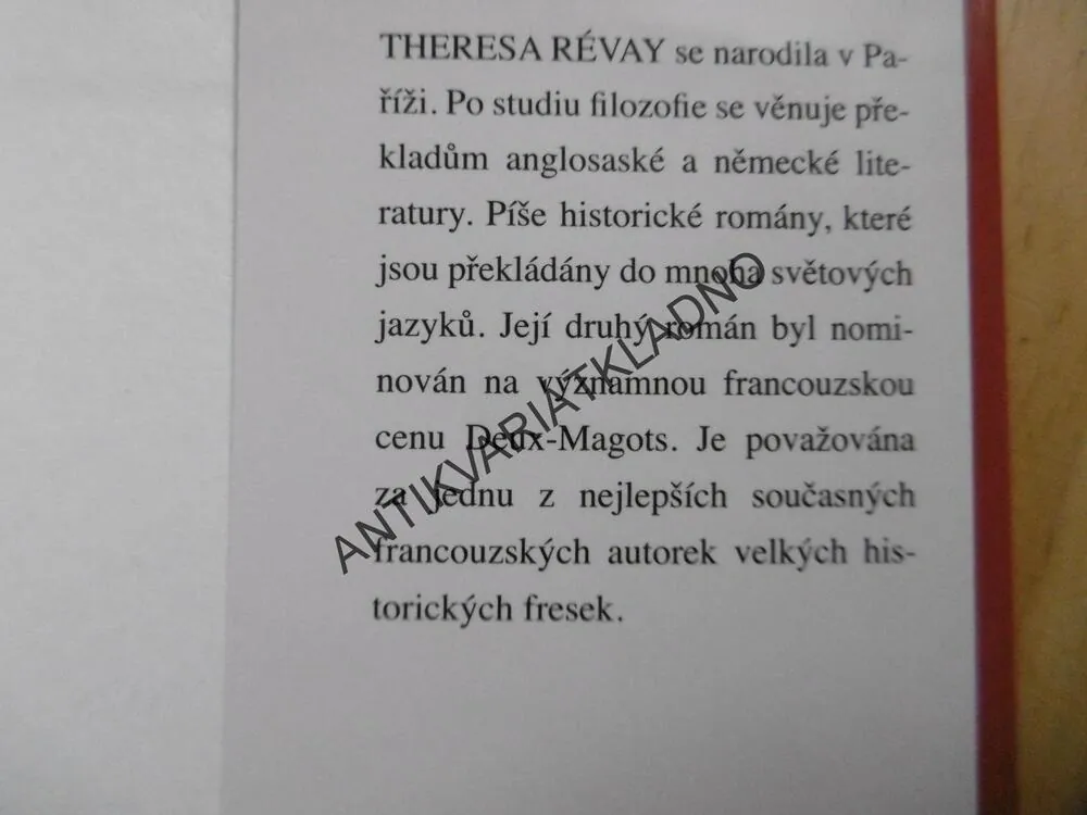 VŠECHNY SNY SVĚTA, THERESA RÉVAY, **an