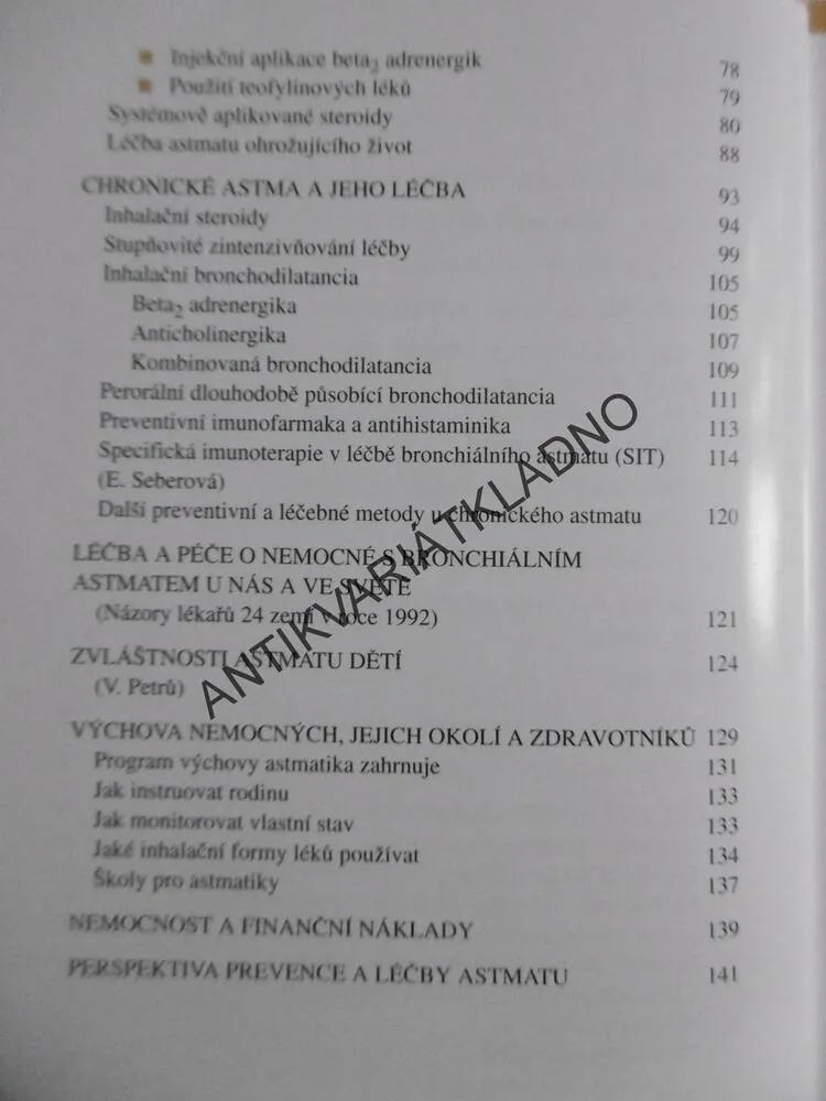 BRONCHIÁLNÍ ASTMA, PRINCIPY SLEDOVÁNÍ A LÉČBY, VLADIMÍR VONDRA, GÖRAN STIKSA, **an