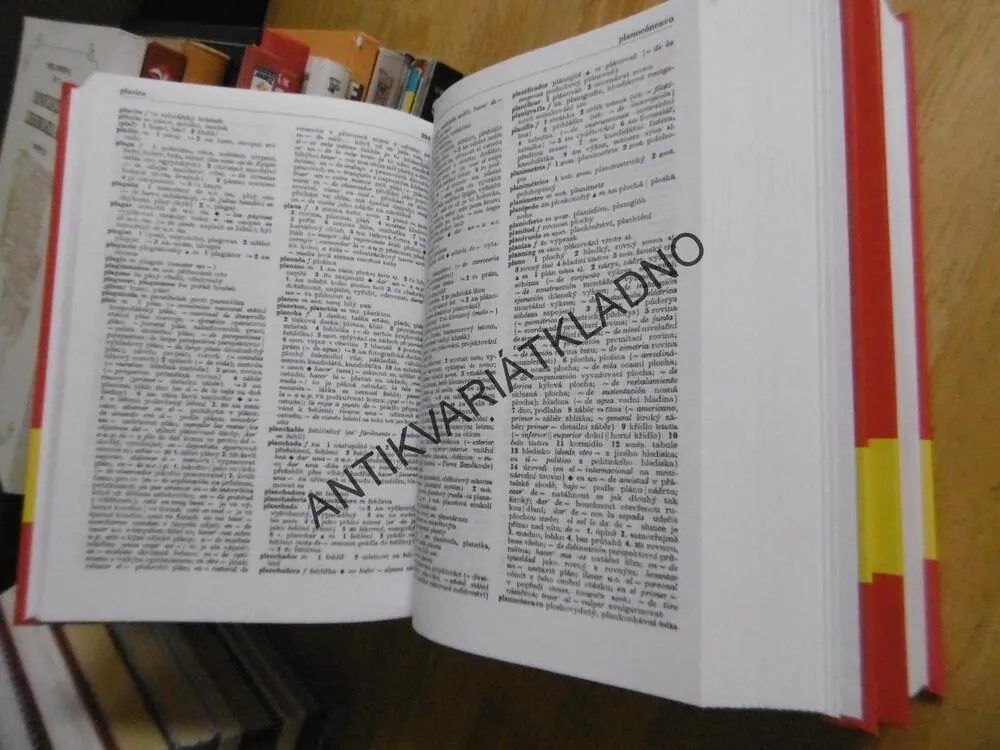 VELKÝ ŠPANĚLSKO ČESKÝ SLOVNÍK I/A-H, II/I-Z, **an