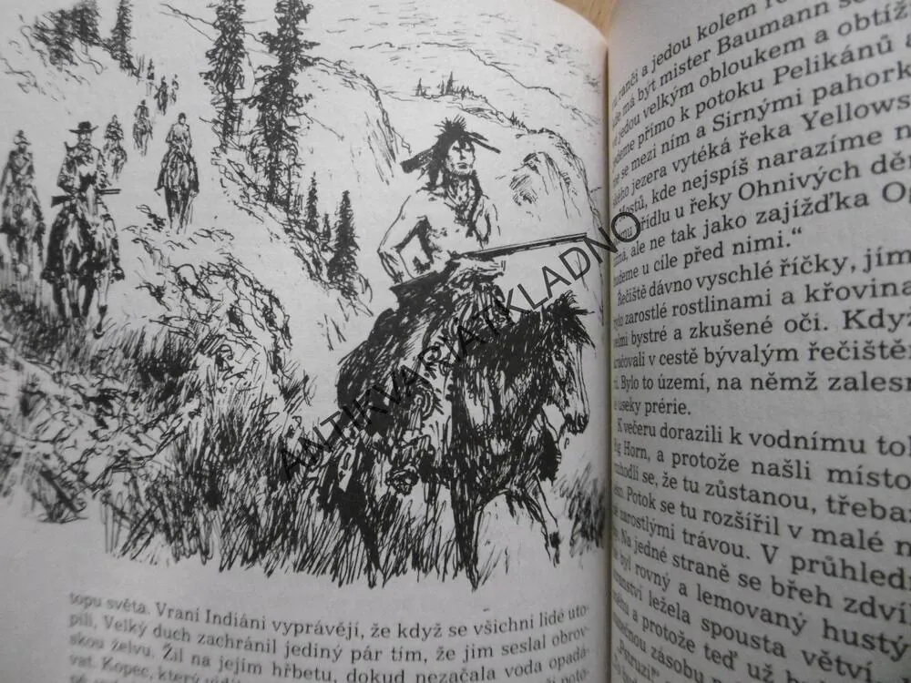 SYN LOVCE MEDVĚDŮ, KAREL MAY, GUSTAV KRUM, 1987, **an