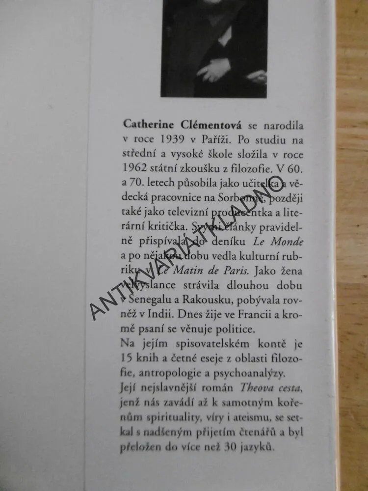 THEOVA CESTA, CATHERINE CLÉMENTOVÁ, **an