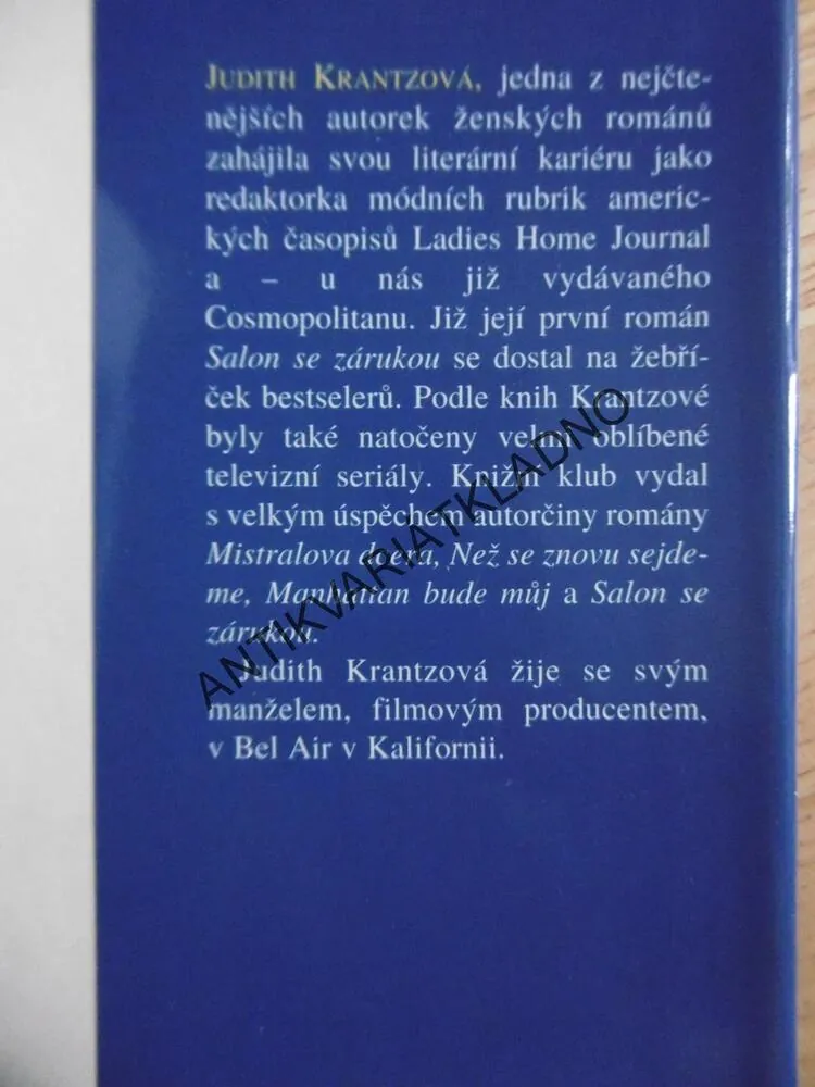 SALON NA VÝSLUNÍ, JUDITH KRANTZOVÁ, **an