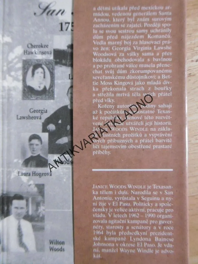 NESPOUTANÉ ŽENY, JANICE WOODS WINDLE, **an