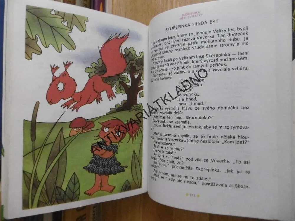 VLAŠTOVIČKA - PESTRÁ KNÍŽKA PRO DĚTI, SKOŘEPINKA MEZI ZVÍŘÁTKY, **an