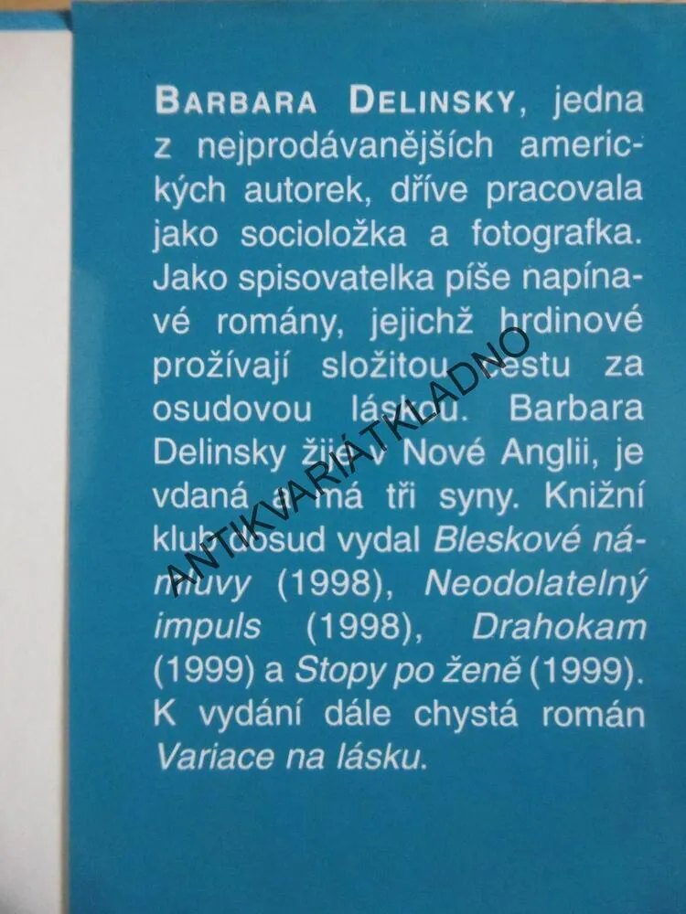 NA DOSAH, BARBARA DELINSKY, **an