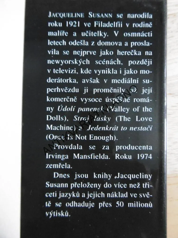ÚDOLÍ PANENEK, JACQUELINE SUSANN, **an