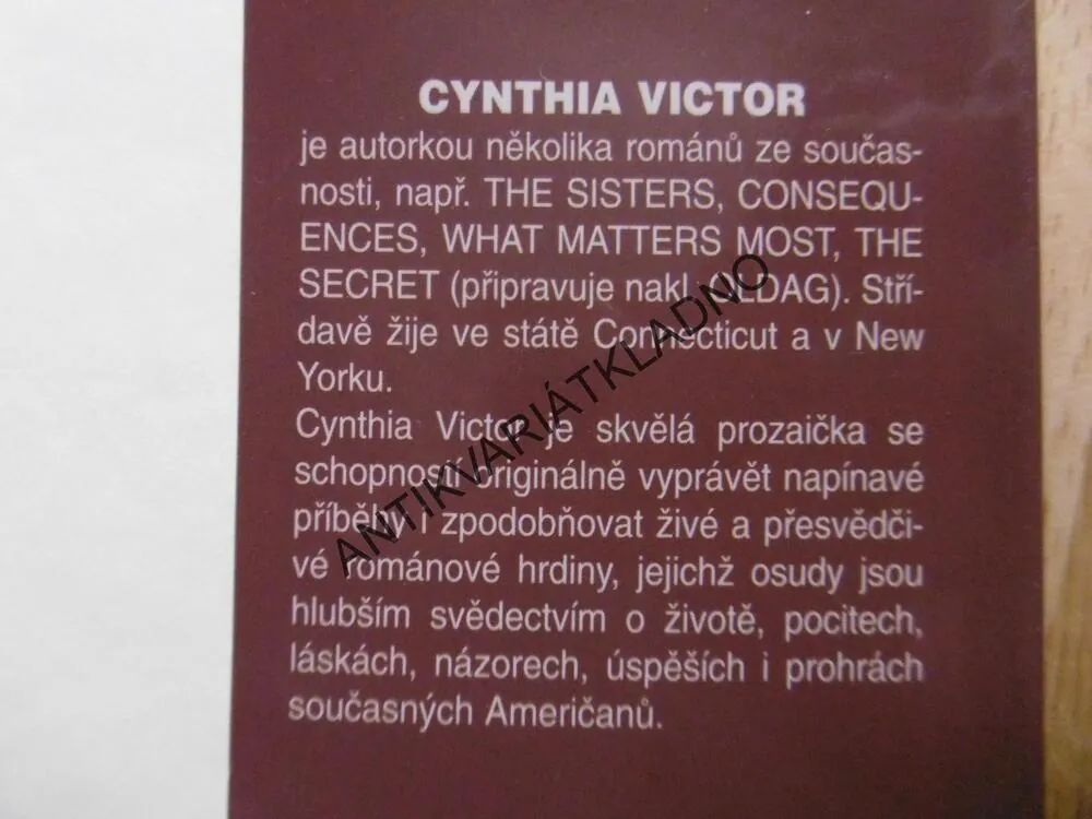 JENOM TY, CYNTHIA VICTOR, **an