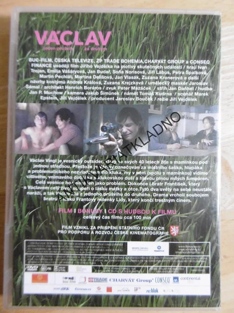 VÁCLAV, JEDEN PRŮŠVIH ZA DRUHÝM, DVD FILM