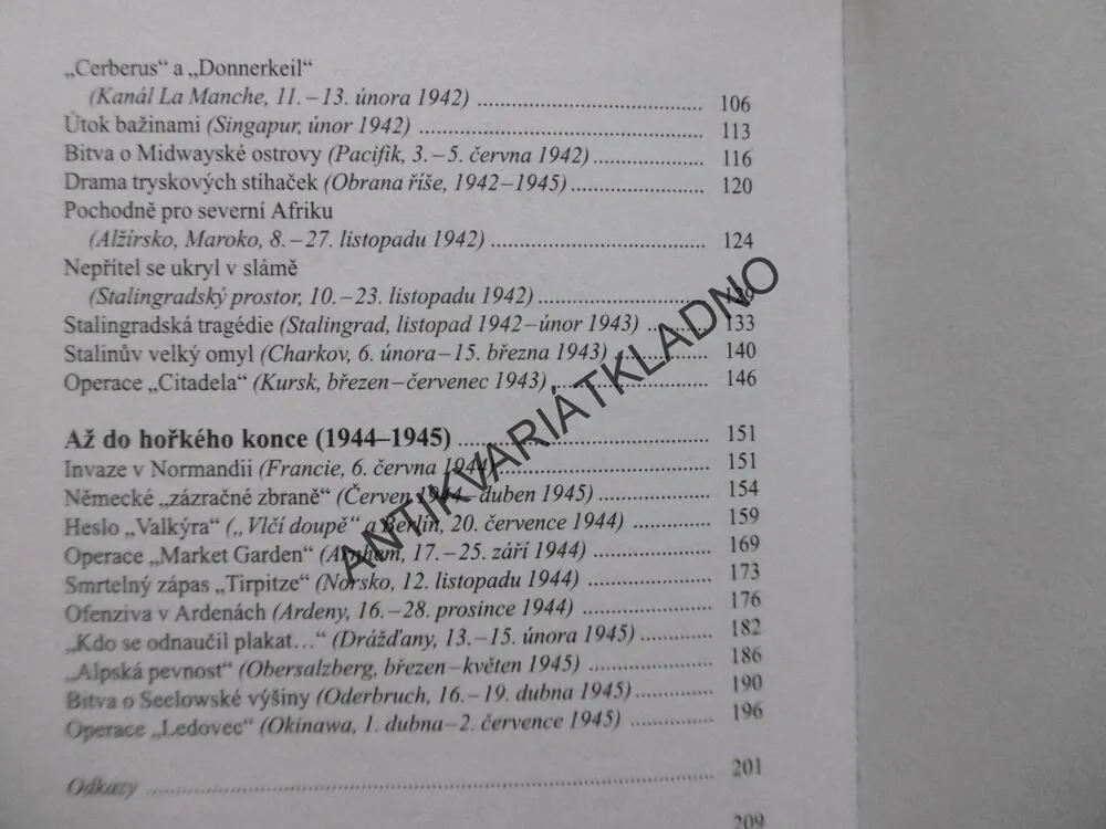 OSUDOVÉ OMYLY DRUHÉ SVĚTOVÉ VÁLKY, HANS-DIETER OTTO, **an