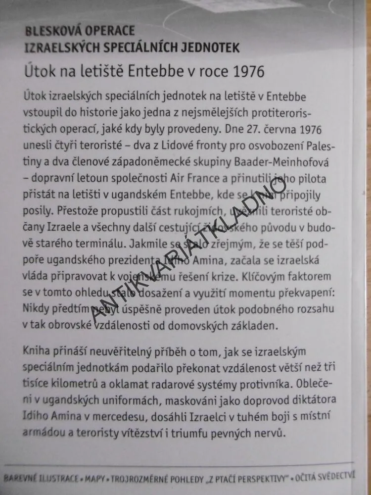 BLESKOVÉ OPERACE IZRAELSKÝCH SPECIÁLNÍCH JEDNOTEK, **an