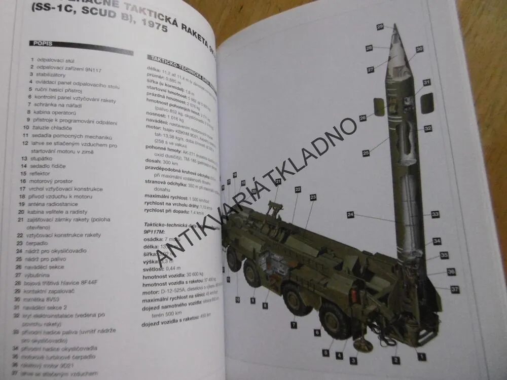 SCUD - ŘÍZENÁ STŘELA A ODPALOVACÍ SYSTÉMY 1955-2005, **an