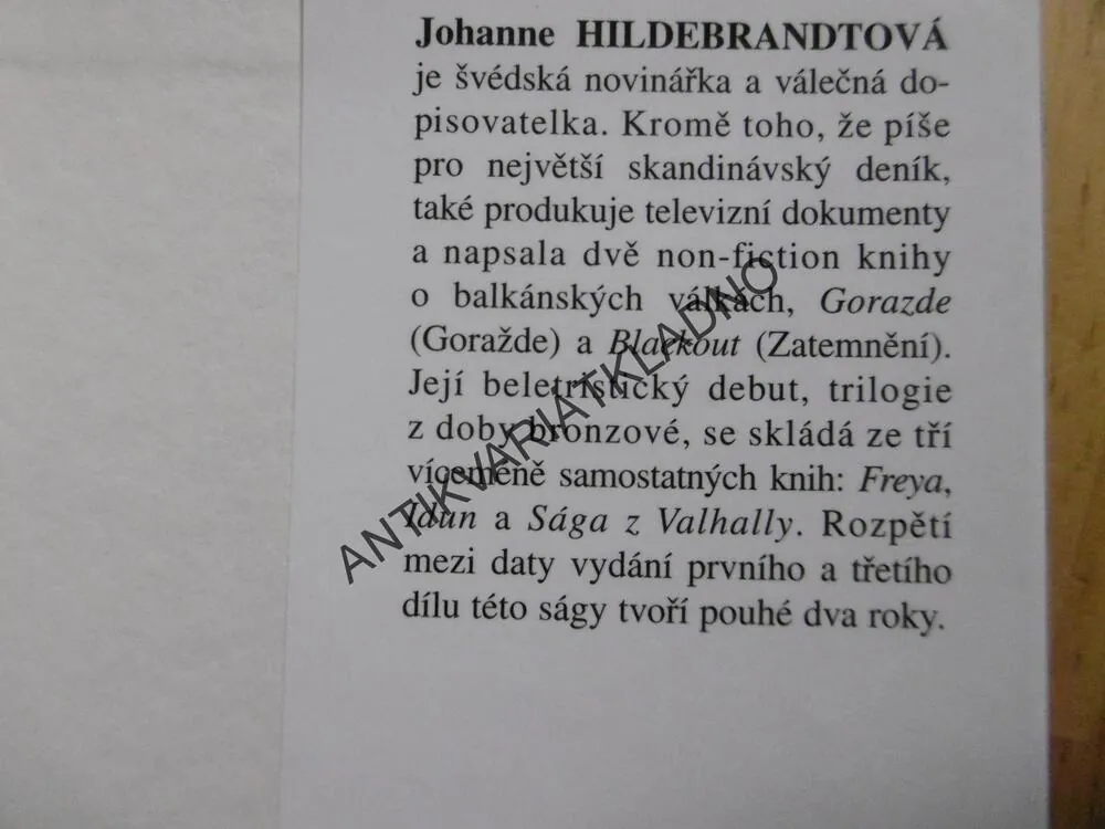 FREYA, JOHANNE HILDEBRANDTOVÁ, **an