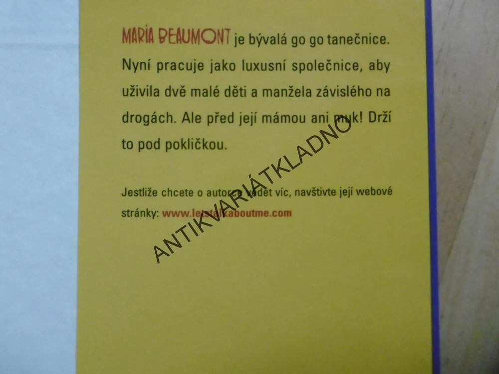 ĎÁBELSKÁ SVĚTICE, MARIA BEAUMONT, **an