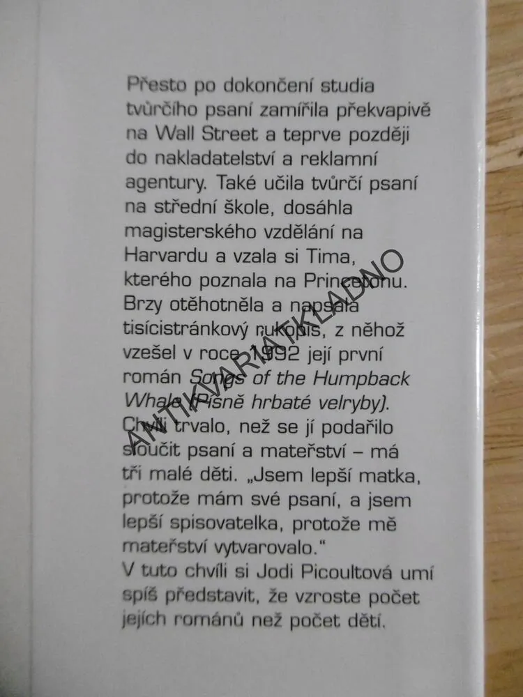 AŽ NA KONEC VŠECH DNÍ, JODI PICOULTOVÁ, **an