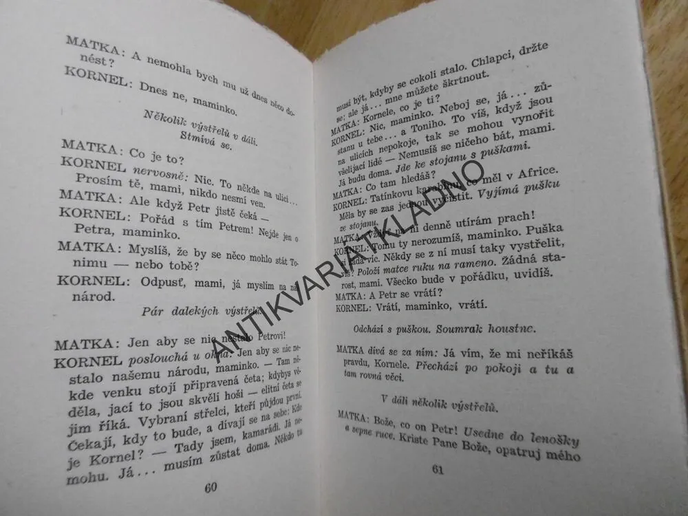 MATKA, KAREL ČAPEK, FR. BOROVÝ, 1945