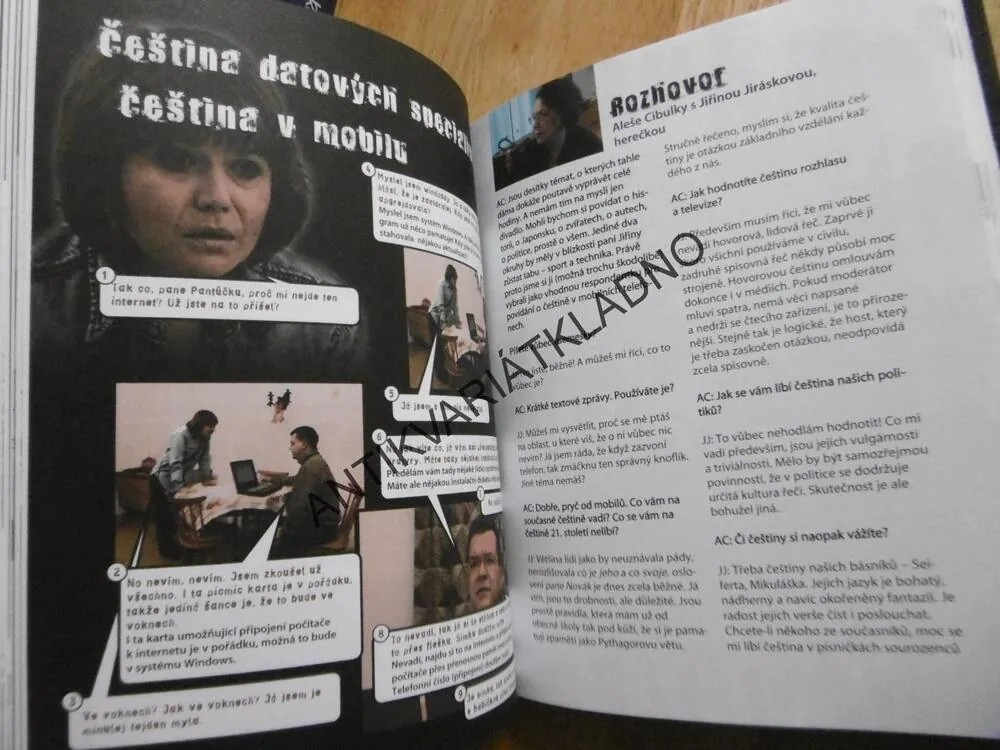 O ČEŠTINĚ, ALEŠ CIBULKA, **an