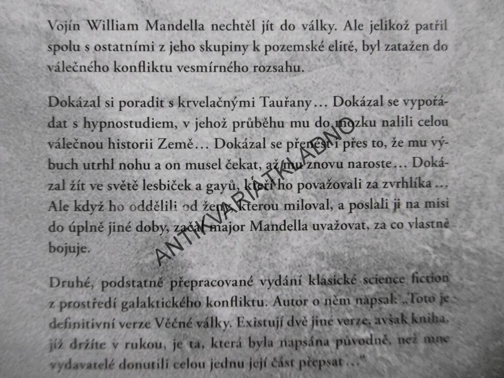 VĚČNÁ VÁLKA, JOE HALDEMAN, **an