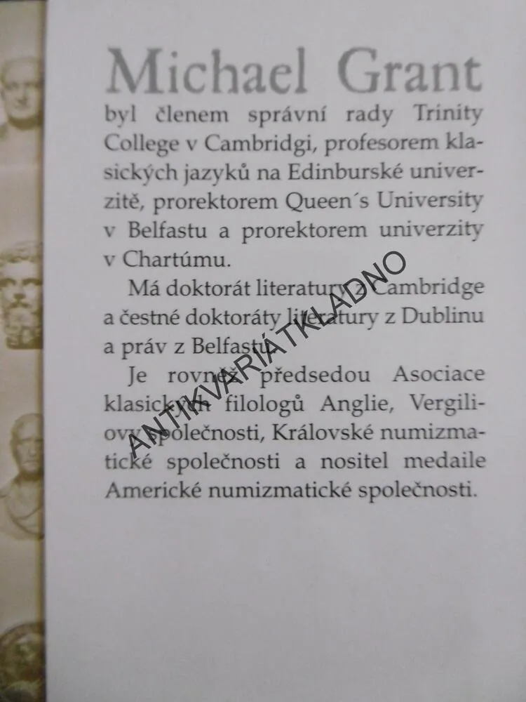 ŘÍMŠTÍ CÍSAŘOVÉ, MICHAEL GRANT, **an