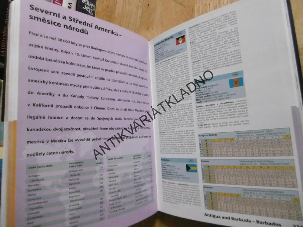 KAPESNÍ ATLAS SVĚTA S LEXIKONEM STÁTŮ, **an