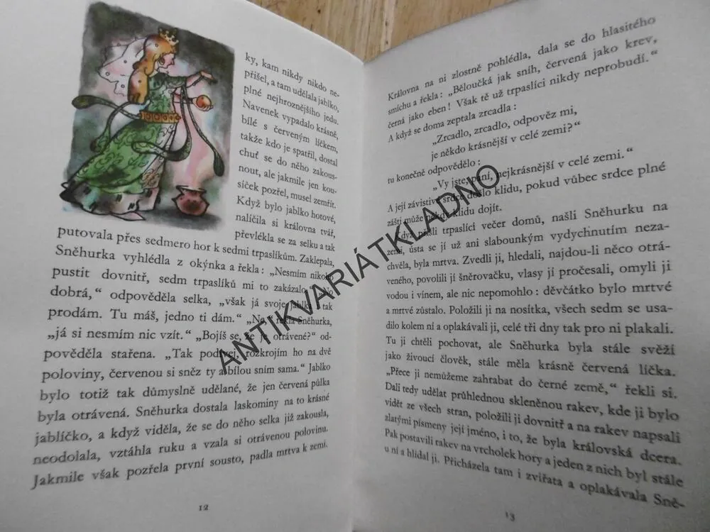 SNĚHURKA, BRATŘI GRIMMOVÉ, ZÁPAL