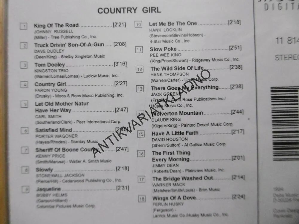 THE TRUE STORY OF COUNTRY, VÝBĚR PÍSNÍ, 3 CD, CD HUDBA