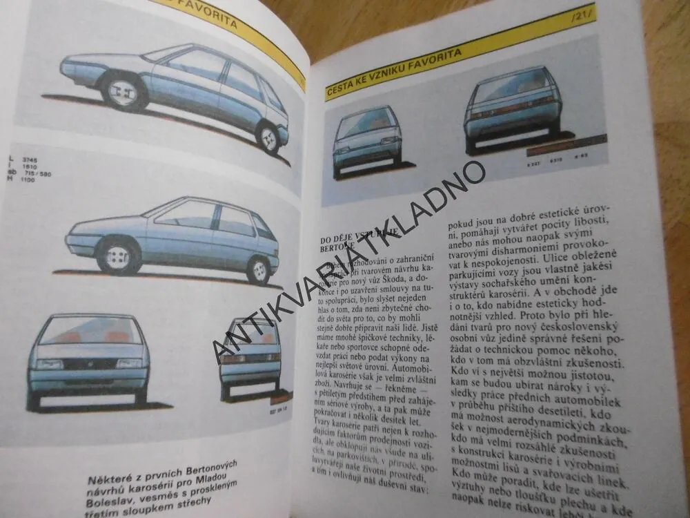 ŠKODA FAVORIT VYJÍŽDÍ, MILAN JOZÍF, OTAKAR GREGORA, **an