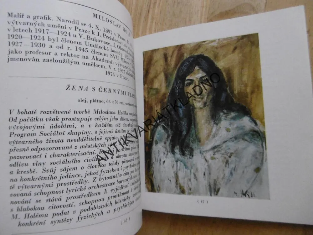 PORTRÉTNÍ TVORBA, MARIE HALÍŘOVÁ MUCHOVÁ, SOUDOBÉ ČESKÉ UMĚNÍ