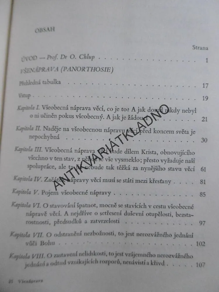 VŠENÁPRAVA, JAN AMOS KOMENSKÝ, **an