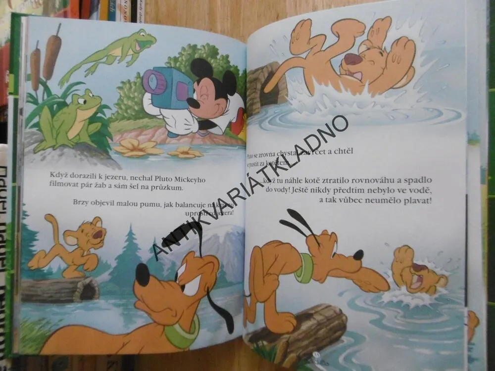 MICKEY A PLUTO NA HORÁCH, MICKEY MOUSE, WALT DISNEY, BEZ CD, **an