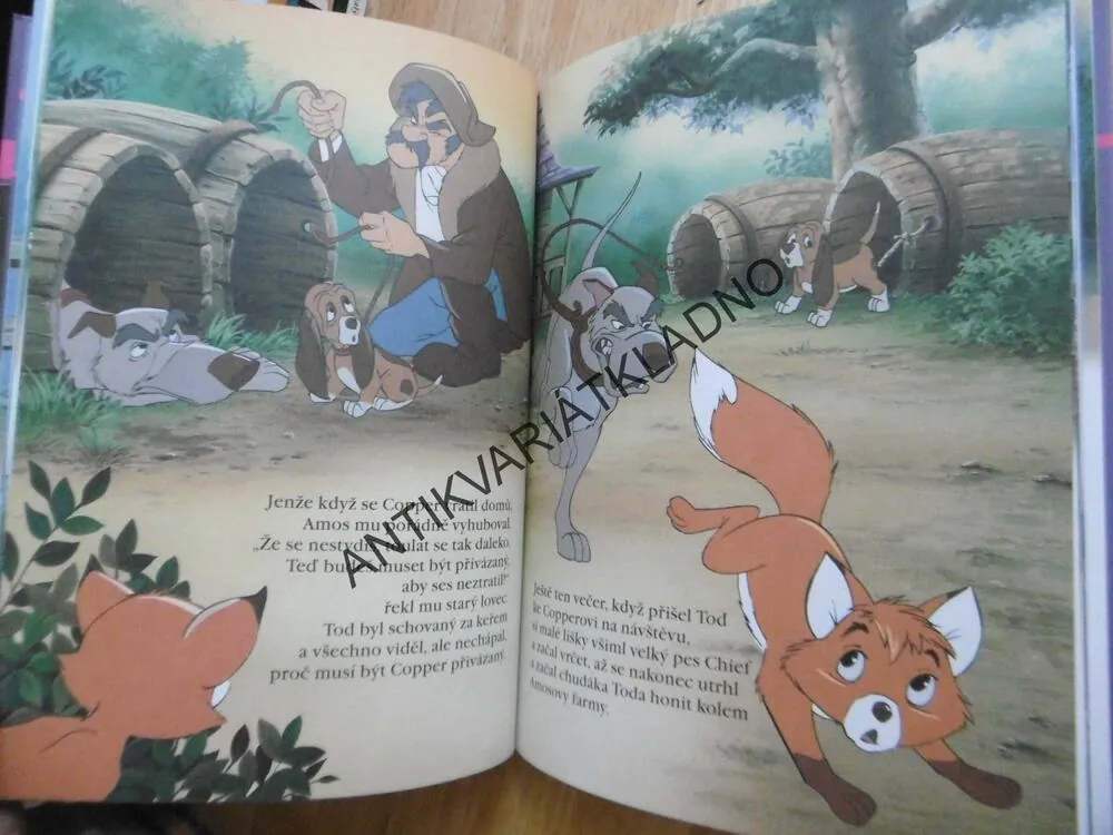 LIŠKA A PES, WALT DISNEY, BEZ CD, **an