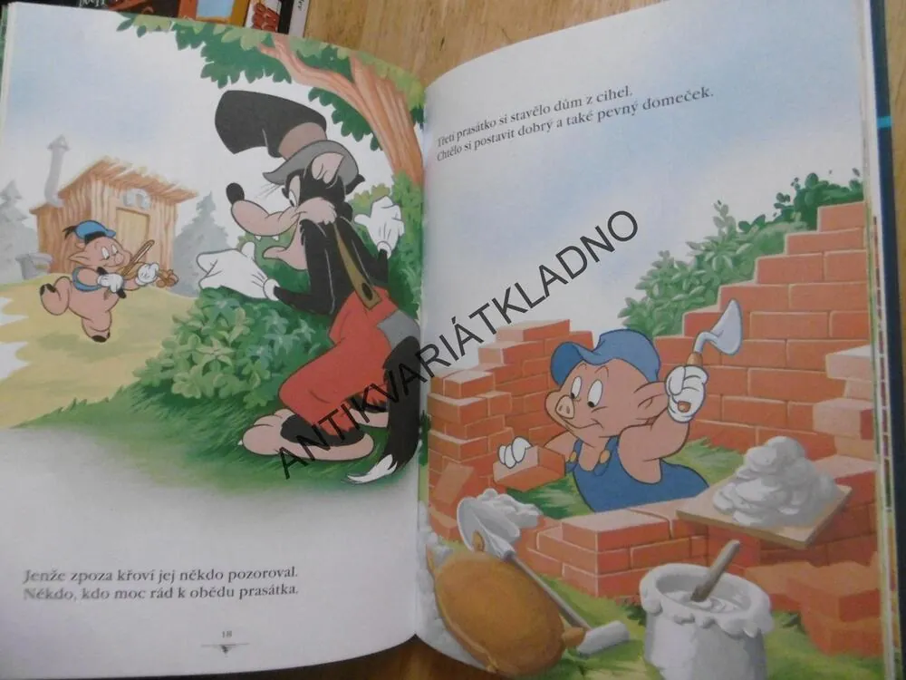O TŘECH PRASÁTKÁCH, WALT DISNEY, BEZ CD, **an