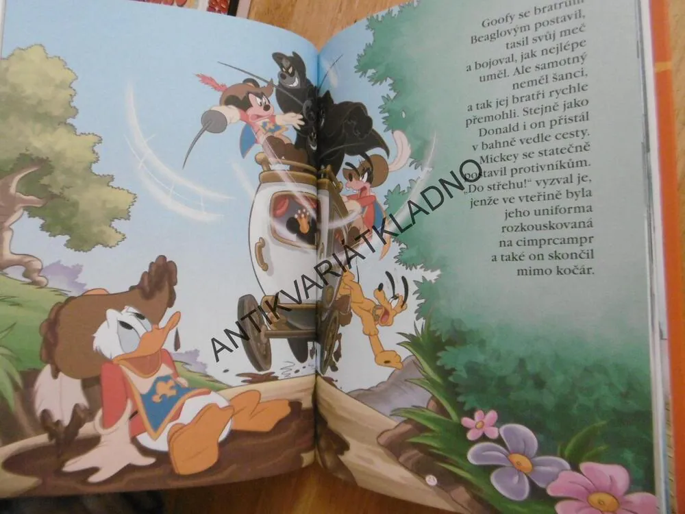 TŘI MUŠKETÝŘI, WALT DISNEY, BEZ CD, **an